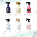 LAVONS Fabric Spray Freshener for Carpet Fresh, Pet Safe Linen Spray for Bedding, Organic Fabric Refresher Spray for Home & Offices, Natural Carpet Freshener from Japan, 12.5 Fl Oz SHINY MOON 2EA