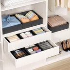 DIMJ Drawer Organizer Clothes Storage - 20 Pack Baby Dresser Organizer for Nursery, Foldable Closet Drawer Organizer Bins for Bedroom Organization, Fabric Storage Dividers for Socks, Underwears, Bras