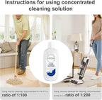 Floor Cleaning Solution Original flavor Scent Compatible with Tineco Cleaning Solution, Suitable for All Robot Vacuum Cleaners and Wireless Wet Dry Dual-Use Vacuum Cleaners