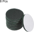 HARFINGTON 8pcs Drill Power Brush 4 Inch Tile Scrubber Scouring Pads 400-600 Grit for Bathroom Kitchen Household Cleaning