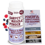 Sunny & Honey Carpet Freshener Powder - 20 Oz Pack, Wildberry Scent - Carpet Deodorizer Powder & Odor Eliminator for Upholstery, Furniture & Rugs, Kid & Pet Safe