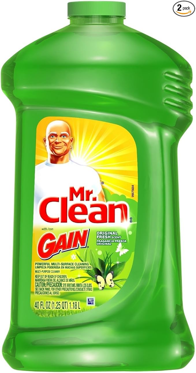 Mr Clean Multi Purpose Cleaner Gain Scent 40 oz 2 Pack