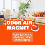 Gonzo Odor Absorbing Gel - 2 Pack - Odor Eliminator for Car Closet Bathroom and Pet Area, Captures and Freshens Odors - 14 Ounce