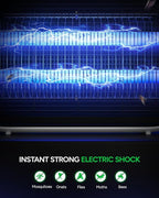 Buzbug Bug Zapper Indoor for 5000 Sq. Ft., 20W Instant Electric Mosquito Zapper, High-Voltage Fly Zapper, Fruit Fly Traps Fly Killer -MA015