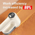 Fabric Shaver 3-Speed Adjustable Lint Remover with LED Digital Display Type-C Fast Charge Port Suitable for Clothing Furniture Sofas and Blankets