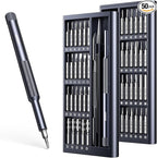 JOREST 50 in 1 Precision Screwdriver Set with Security Torx, Magnetic Mini Repair kit for Macbook, Laptop, PS4, PS5, iphone, Nintendo Switch, Glasses, Watch, Toy, Stocking Stuffers Gifts for Men