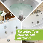 Velocity Jetted Bathtub Cleaner – Complete Jetted Tub, Jacuzzi & Whirlpool Cleaner Effectively Removes Soap Scum, Grime, and Biofilms from Jets, Pipes, & Tubes