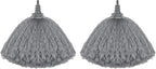 MR.SIGA Microfiber Delicate Duster Refills, Detachable and Washable Duster Head, 2 Pack