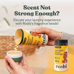 Roobi Baby Laundry Detergent Sheets. Specially Formulated for Sensitive Skin. Newborns, Infants & Toddlers Clothes. Peachy Lullaby Scent. Up to 128 Loads