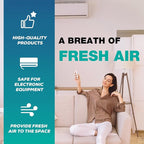 100 Tablets A/C Drain Line Cleaner - A/C Drain Line Tablets - Condensate Pan Treatment Tablets, No-Residue, Water-Soluble, Fast-Acting Pan Treatment, for Window Units, Mini-Splits, Dehumidifiers