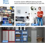BestOffice 14''Lx36''Wx72''H 5 Shelf Wire Shelving Unit Garage Heavy Duty Height Adjustable Commercial Grade NSF Certification Utility Rolling Steel Layer Rack Organizer Kitchen