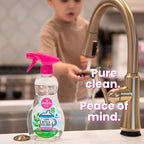 Dapple Baby Bottle & Dish Foaming Power Spray, Hypoallergenic Dish Soap for Baby Bottles, Powered by Plants, Fragrance Free, 16.9 Fl Oz (Pack of 2)