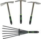 Yard Butler Terra Tuff Hand Tool Bundle, ITT-4B - Essential Gardening Tool for Yardwork - Power-Coated Steel Construction - Comfortable Grip - Long-Lasting - Rust-Resistant