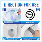 Pumice Stone for Toilet Cleaning Bowl Stick, Toilet Bowl Cleaners Brush, Powerfully Cleans Hard Water Rings, Calcium Buildup and Stains, Suitable for Cleaning Toilets, Bathroom