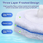 Cecailin® 120pcs Disposable Toilet Brush. Bathroom Cleaning. Disposable Bowl Cleaners Compatible with Most Toilet Brushes