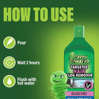 Green Gobbler Hair Drain Clog Remover | Formulated to Quickly Dissolve Hair Clogs