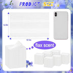 600 Count Flax Scent Dryer Sheets Bulk Fabric Softener Flax Scent Dryer Sheets Naturally Softens Freshens Removes Static Cling Prevent Wrinkles, Plant Based for Sensitive Skin, Large Household