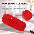 Reusable Microfiber Duster Refills Compatible with OXO & MR.SIGA Duster - Washable Duster for Household Cleaning Dusting Furniture Blind Ceiling Fan 2Pack (Handle NOT Included)