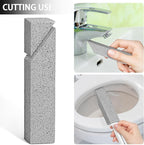 Pumice Stone, ARRITZ 7pcs Scouring Stick with Handle for Removing Calcium Buildup, Hard Water Rings and Rust, Suitable for Cleaning Toilet, Sink, Bathtubs, Tile, Stove, Grill