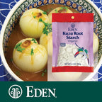 Eden Organic Wild Kuzu Root Starch, Kudzu Powder, Thickener, Macrobiotics, Gluten Free, 3.5 Oz