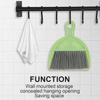 6PCS Small Dustpan and Brush Set, Mini Dust Pan and Brush, Hand Broom and Dustpan Set, for Cat Litter, Kitchen, Tables, Countertops, Cars, etc.