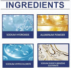 Multi-purpose Drain Cleaner, 10.6oz Powerful Sink and Drain Cleaner, Professional Strength Pipe Dredging Formula for Kitchen Sinks, Shower Drains, Tubs, Dissolves Blockages (1pcs)
