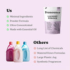 Pronounce Laundry Detergent Powder Alternative | Cleaner Ingredients. Safer for Sensitive Skin. Stain + Smell Fighting. With Essential Oils. HE Safe (Lavender, 120 Loads).