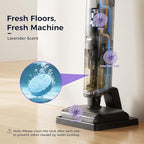 YGY 36 Pack lavender Scent Floor Cleaner, Deodorizes and Deep Cleans for Multiple Hard Floors, Lavender Scent, Compitable with Tineco Vacuum Mop, Cleaning Solution-36 Tablets