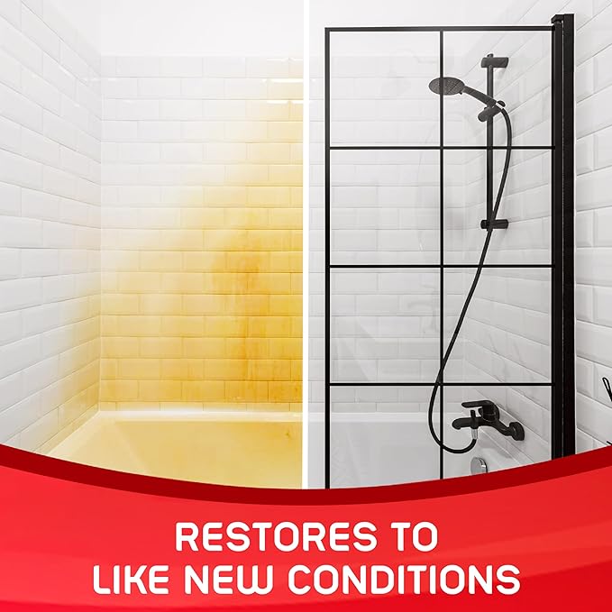 Iron OUT Rust Stain Remover Spray Gel, Remove Rust Stains in Bathrooms, Kitchens, Laundry, and Outdoors, Made in the USA, 24 Ounces