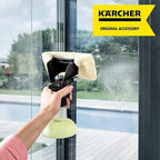 Kärcher WV Window Pads for Indoor Use - Microfiber Window Cloths - Compatible with WV 1 and WV 6 Electric Window Vacuum Squeegees - 2 Pack