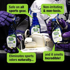 Vapor Fresh Sports Cleaner and Deodorizer - For Boxing Gloves, Sports Pads, Helmets, Gym Bags, Gym Equipment and More - Naturally Powered By Plants, 16 Fl Oz (3-Pack)