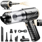 Handheld Vacuum Cleaner 26000Pa Suction with Brushless Motor, 4-in-1 Portable Mini Car Vacuum with 3 Suction Modes, Cordless Vacuum with LED Light, Type-C Charge for Car, Office Desk, Keyboards