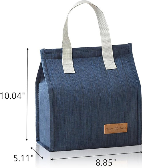 12 Pack Lunch Bag for Men & Women, Reusable Insulated Lunch Tote Bags, Waterproof Cooler Lunch Bag, Leak-Proof Portable Lunchbox with Large Capacity for School Office Picnic Travel, 4 Color