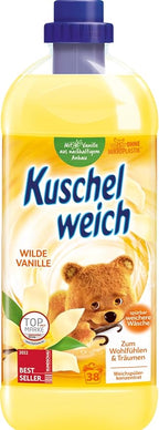 Fabric Softener Wild Vanilla - With Vanilla from Sustainable Cultivation - 3x1L (101.44 oz) - 114 Wash Loads - Made in Germany