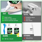 Mold Stain Remover Gel for Washing Machine Cleaner Front Loader Rubber Grout Cleaner Home Stain Removal Gel for Washer Showers Bathroom and Floor Tile - 300ML