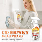 AIIONP Heavy Duty Degreaser, 2025 Upgraded Kitchen Cleaner, Multipurpose Oil Stain Remover for Restaurant Grill, Strong Cleaning Spray for Home Chef (3)