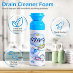 Foaming Drain Cleaner,Drain Clog Remover – Sink Cleaner and Deodorizer,Foaming Cleaners for Kitchen, Sinks, Shower Drains,Tubs(2pcs)