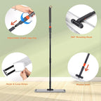 Microfiber Mop 18 in Large Flat Mops for Floor Cleaning with 4 Premium Pads Hardwood for Cleaning Wet Mop