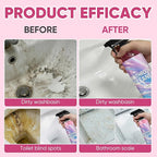 Bathroom Descaler Foam Cleaner,Powerful Pink Bathroom Cleaner Spray,Bathroom Descaler Cleaner,Stubborn Stains Cleaner,All-Purpose Bathrooms Descaler Foam Spray(300ml)