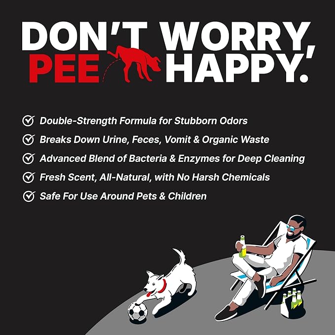 MAX Urine & Odor Turf Detox: Double-Strength Enzyme Cleaner & Odor Eliminator for Artificial Grass, Turf, Concrete & Patios, Pet Urine Enzymatic Cleaner for Dogs & Cats – 32 oz Sprayer