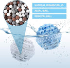Boao 4 Pieces Laundry Ball, Natural Non Chemical Detergent Laundry Balls for Washing Machine Ultra Laundry Washer and Dryer Washing Ball Bundle(Blue, White)