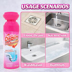 Foaming Drain Cleaner, Foam Drains Sink Cleaner and Deodorizer, Wild Tornado Drain Clog Remover for Kitchen Sinks, Shower Drains, Tubs (2 pcs)