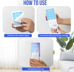 Universal Flying Insect Trap Refills - 6Pcs Indoor Fly Trap Glue Cards NO Device - Indoor Plug-in Fly Trap Refills for OSVDO Fly Traps(6 Multicolor Refills)