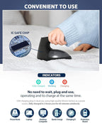 Bymore Fabric Shaver, Lint Shaver for Clothing Furniture Shaver, Sweater Defuzzer Pill Remover Shaver, Lint Remover for Clothing Fuzz-Black
