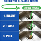 Sink and Drain Cleaner Powder: All-Purpose Pipe Opener for Kitchen Bathroom Pipes and Floor Drains – Reliable Drain Clog Remover for Home Plumbing Maintenance（4 pack）