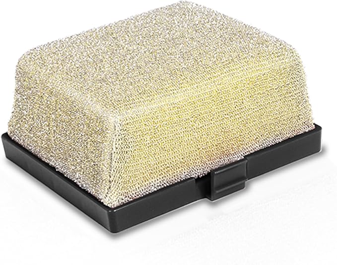 SHINESTAR Grilling Brush Bristle Free Replacement Head (No Handle) – BBQ Cleaning Head for Cast Iron & Stainless Steel Grates, Compatible with Outdoor Grill Brush, Black