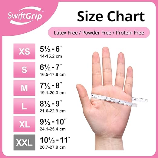 Pink Disposable Gloves, X-Small, Disposable, Latex-Free, Food-Safe, Powder-Free, 1000-ct Case