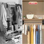 Closet Rod Support Bracket 12inch WYGWP Heavy Duty Closet Rod Holders 400lbs, Wall Mounted Brackets with Hooks for Closets for Home and Decor
