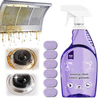 Fliwos Spray Oven Cleaner, 2026 Upgraded All-Purpose Spray Cleaner with Concentrated Cleaning Tablets, Multi-Surface Cleaning Spray for Oven, Grill, Kitchen, Bathroom and Home (1 Bottle+6 Pcs)
