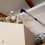 Spider Web Brush with Pole | Chenille Extension Duster, Aluminum Extension Rod | Extend 18-20 feet Cleaning High Ceilings, Cathedral Ceilings, Ceiling Fans